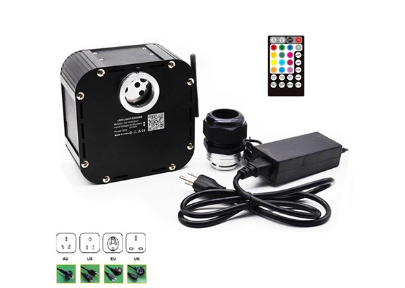 50W WIRELESS DMX /APP REMOTE CONTROL TWINKLE LED ILLUMINATOR FOR FIBER OPTIC STARLIGHT CEILING